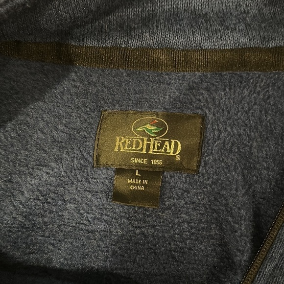 Redhead quarterzip fleece size large men’s - Picture 7 of 8